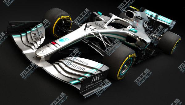 images/goods_img/20210312/3D model F1 Mercedes AMG W10 2019/1.jpg